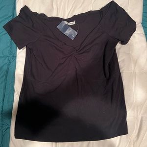 Abercrombie and Fitch Off-the-Shoulder Crop Top